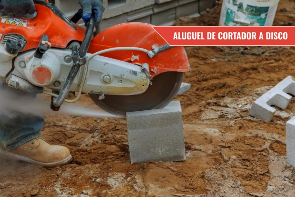 Aluguel de cortadora de piso é com a Araújo Locadora